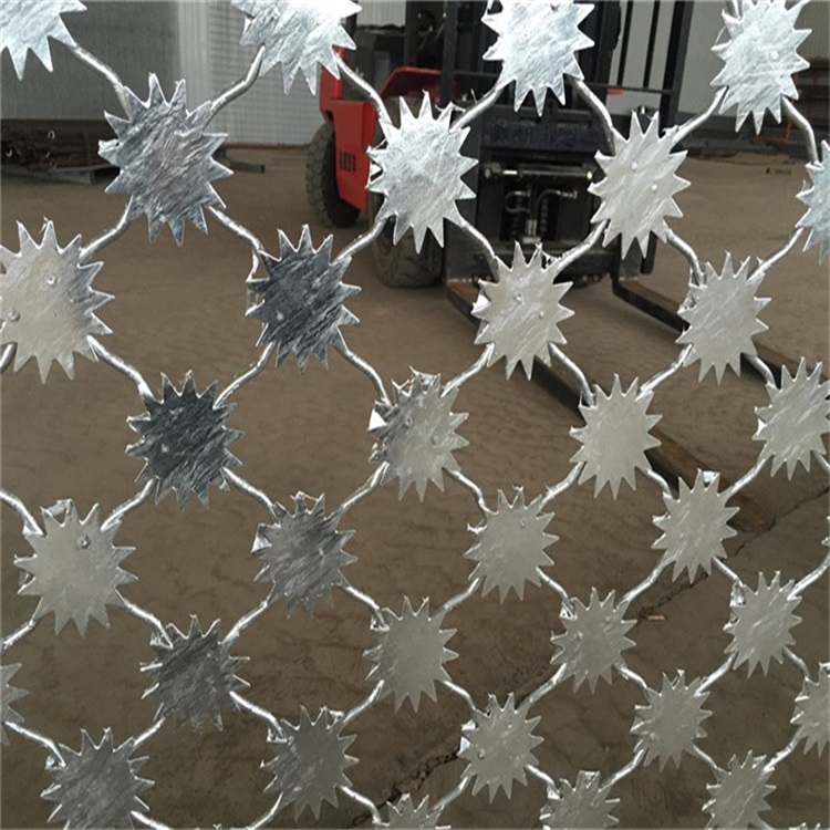 監獄梅花刺片鋼網墻